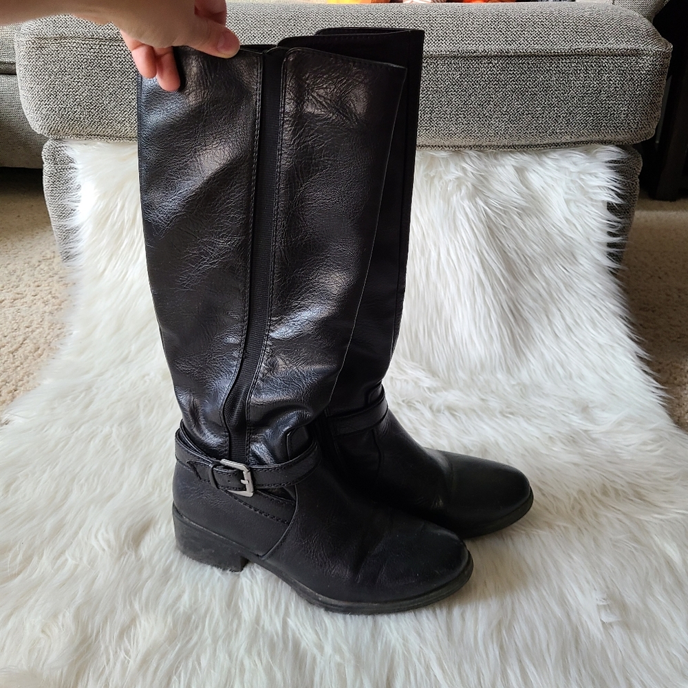 Croft & Barrow Black Calf Boots